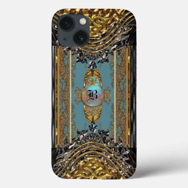 MeLark Victorian Beautiful Monogram Case-Mate iPhone Case (Back)