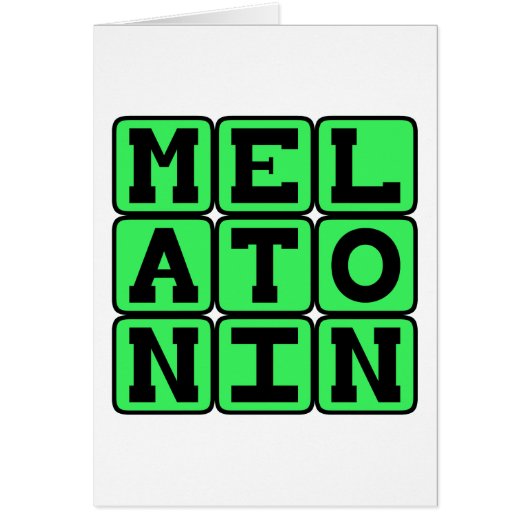 Melatonin, Sleep Aid Cards (Front)