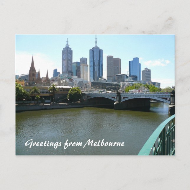 melb city postcard (Front)