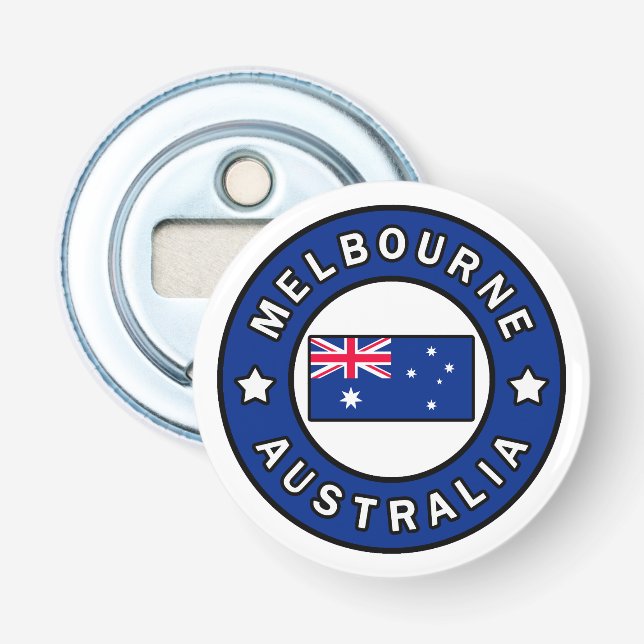 Melbourne Australia Bottle Opener (Front)
