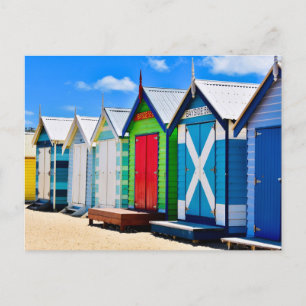 Melbourne, Australia, Brighton Beach, Postcard