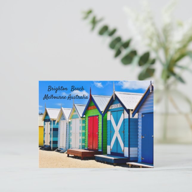 Melbourne, Australia, Brighton Beach, Postcard (Standing Front)