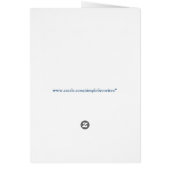Melbourne Australia CBD Night Lights Cards (Back)
