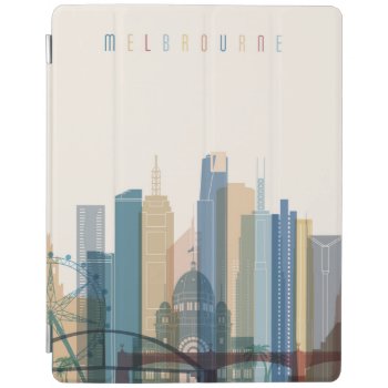 Melbourne  Australia | City Skyline Ipad Smart Cover by adventurebeginsnow at Zazzle