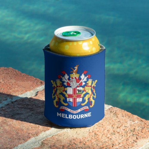 Melbourne Australia _ coat of arms Can Cooler