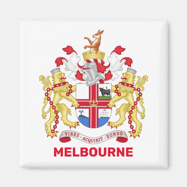 Melbourne, Australia - coat of arms Magnet (Front)