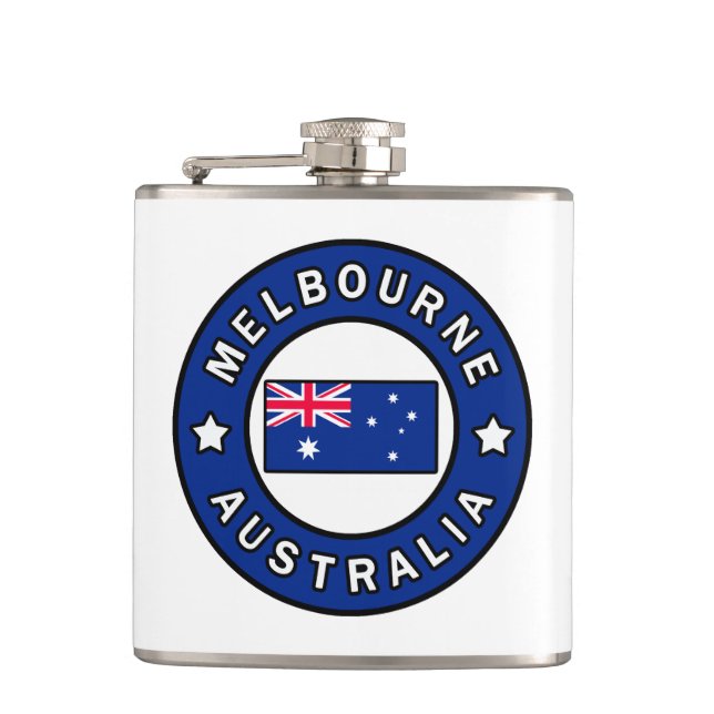 Melbourne Australia Flask (Front)