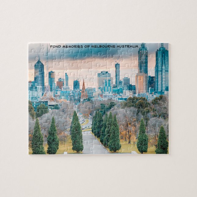 Melbourne Australia Jigsaw Puzzle (Horizontal)