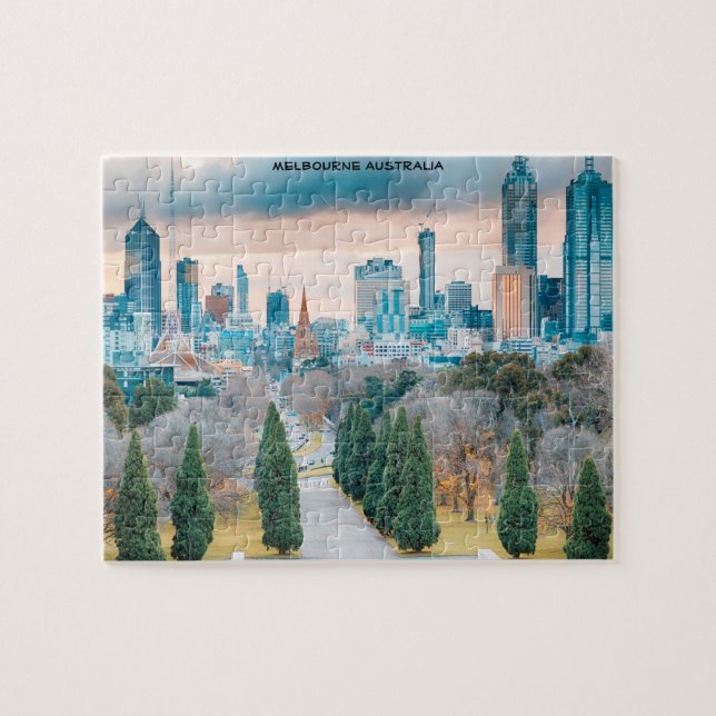 Melbourne Australia Jigsaw Puzzle (Horizontal)