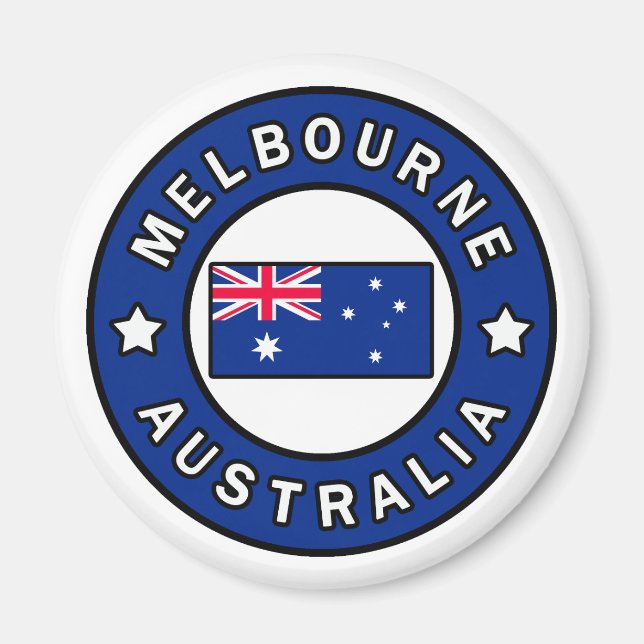 Melbourne Australia Magnet (Front)