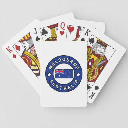 Melbourne Australia Playing Cards