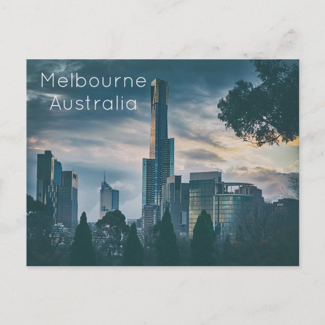 Melbourne Australia Postcard (Front)