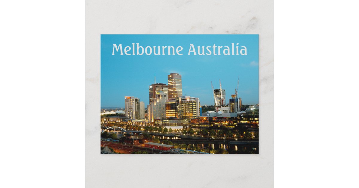 Melbourne Australia Postcard | Zazzle