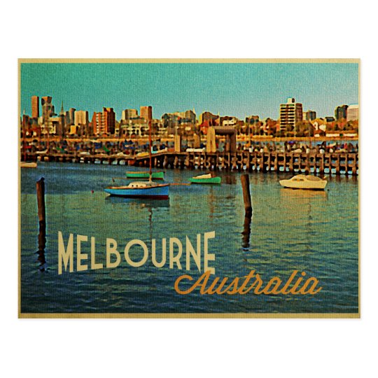 Melbourne Australia Postcard