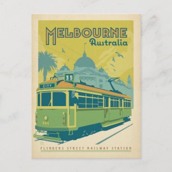 Melbourne  Australia - Trolley Postcard by AndersonDesignGroup at Zazzle