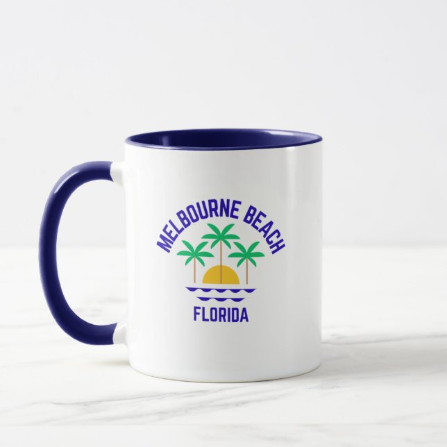 Melbourne Beach Florida Coffee Mug (Left)