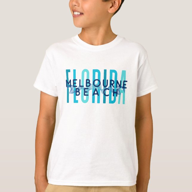Melbourne Beach Florida (Ocean Wave) T-Shirt (Front)
