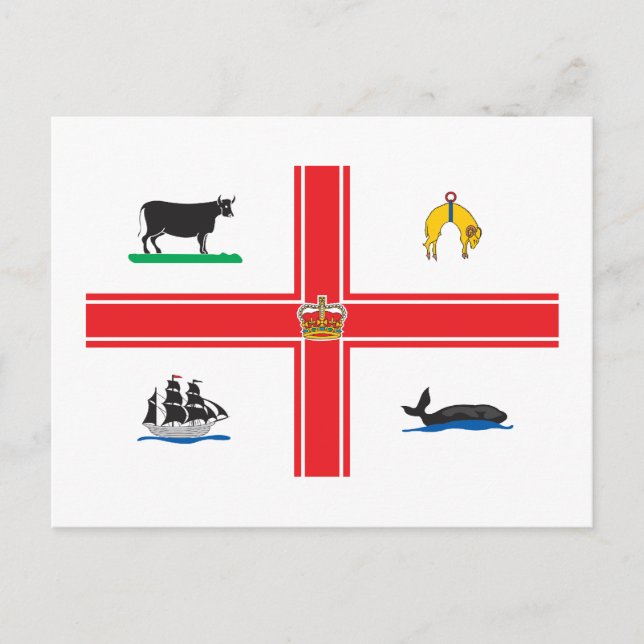 Melbourne City Flag Postcard (Front)