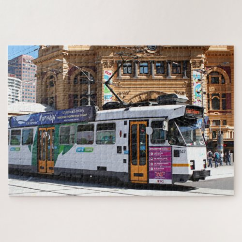 Melbourne city tram Victoria Australia 2 Jigsaw Puzzle