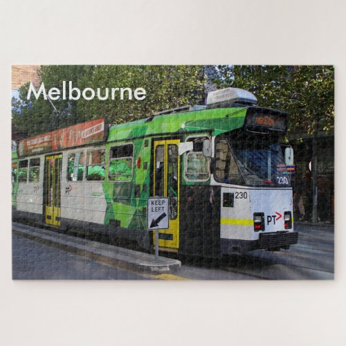 Melbourne city tram Victoria Australia  Jigsaw Puzzle