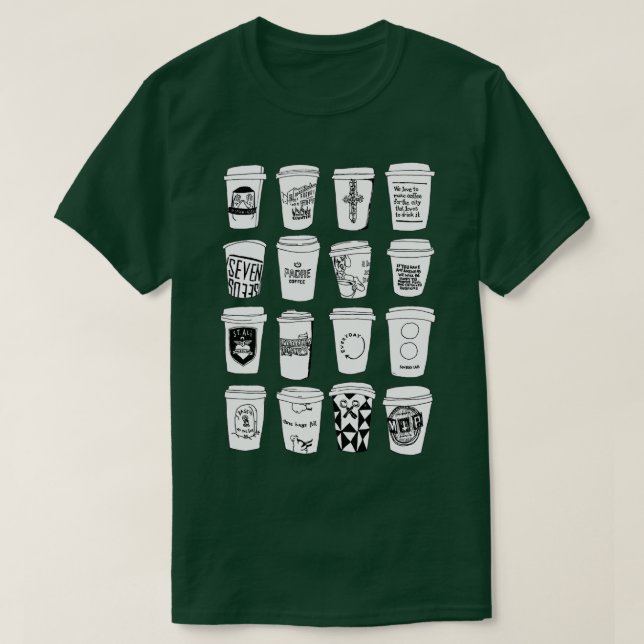 Melbourne Coffee  T-Shirt (Design Front)