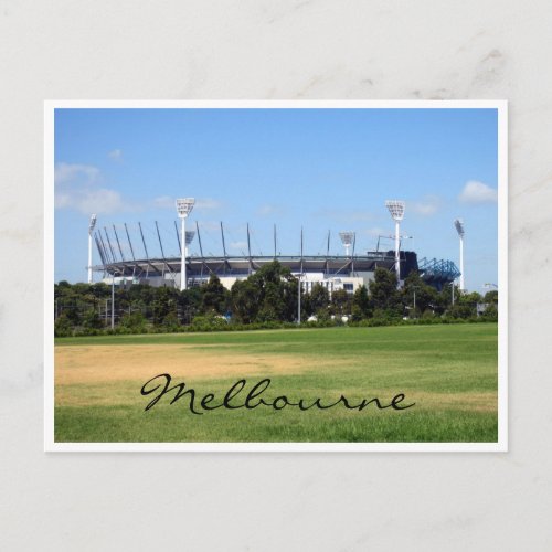 melbourne cricket ground postcard