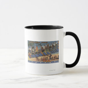 Melbourne, Florida - Large Letter Scenes Mug
