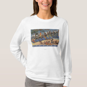 Melbourne, Florida - Large Letter Scenes T-Shirt