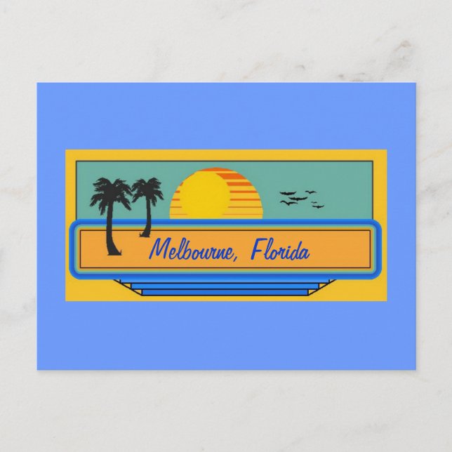 Melbourne, Florida Postcard (Front)