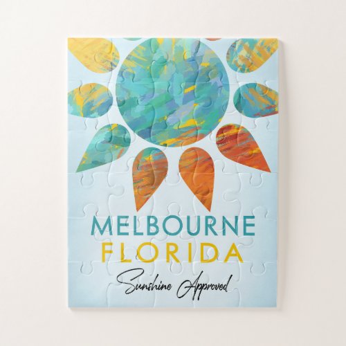 Melbourne Florida Sunshine Travel Jigsaw Puzzle