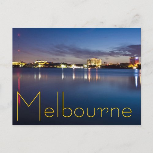 Melbourne Florida USA Postcard