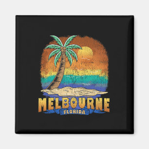 Melbourne Florida Vintage Distressed Souvenir  Magnet