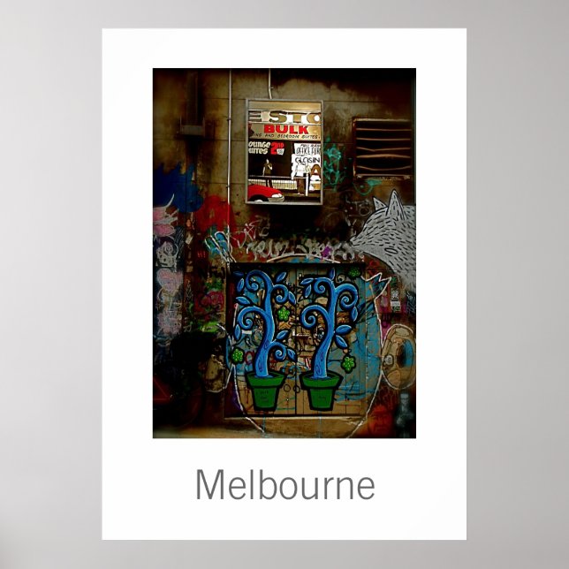 Melbourne Graffiti Poster (Front)