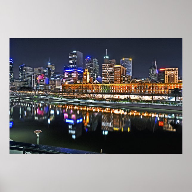 Melbourne in HDR Poster (Front)