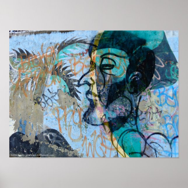 Melbourne - Local Park Graffiti Poster (Front)