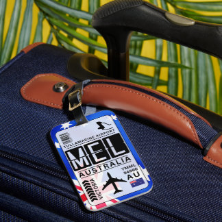 Melbourne MEL Airport Code Luggage Tag