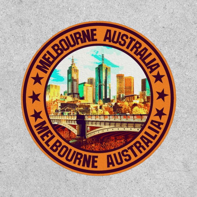 Melbourne                                          patch (Front)