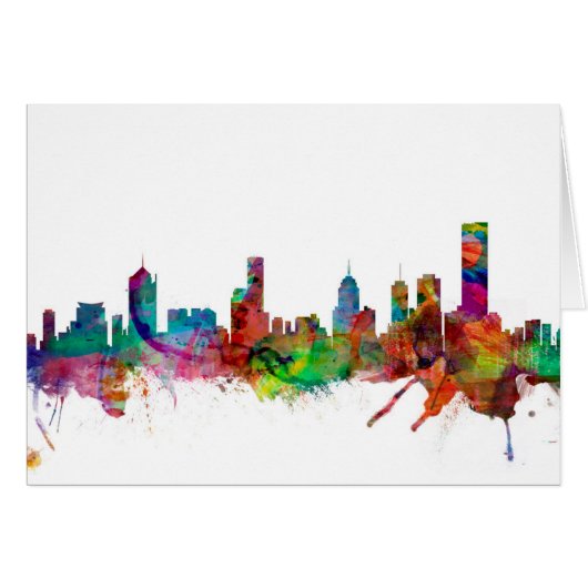 Melbourne Skyline Cards (Front Horizontal)
