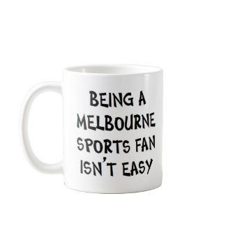 melbourne sports fan, being coffee mug