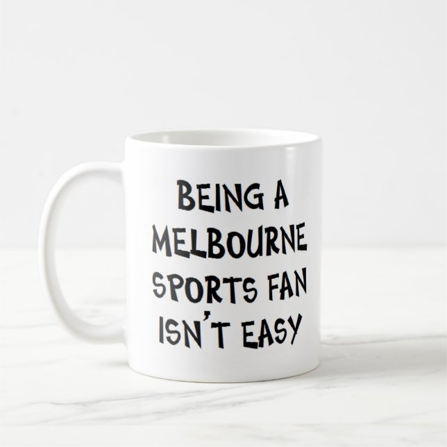 melbourne sports fan, being coffee mug (Left)