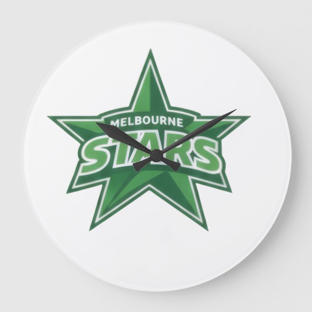 Melbourne Stars  Large Clock (Front)