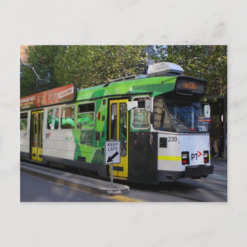 Melbourne Victoria Australia tram Postcard