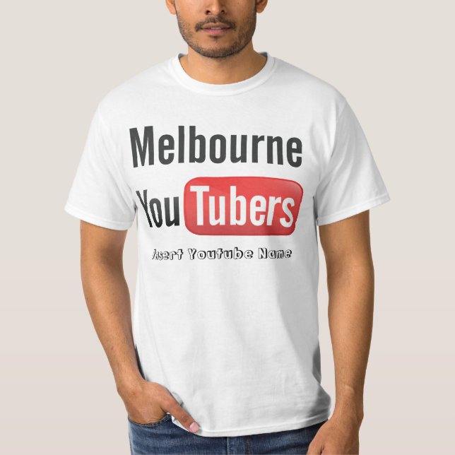 Melbourne Youtubers T-Shirt (Front)