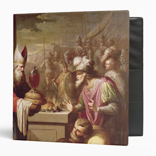 Melchizedek Offering Bread and Wine Binder (Front/Inside)