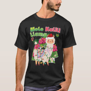 Mele Kaliki Llama Kalikimaka Hawaiian Christmas Li T-Shirt