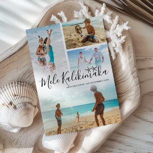 Mele Kalikimaka 4 Photo Christmas Holiday Card