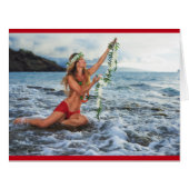 Mele Kalikimaka Card (Front Horizontal)