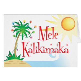 kalikimaka mele card cards