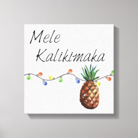 Mele Kalikimaka - Christmas Canvas Print