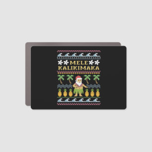 Mele Kalikimaka Christmas Car Magnet
